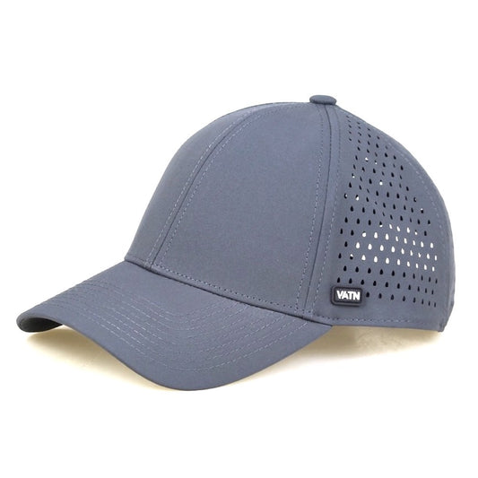 VATN Hydrax Classic Curved Brim Water Resistant Snap Back Hat - Grey